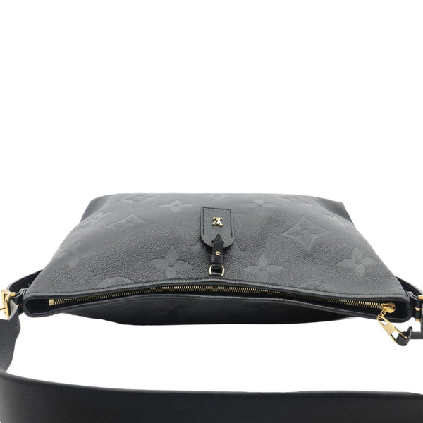 LOUIS VUITTON Carryall MM Monogram Empreinte Leather Shoulder Bag Black