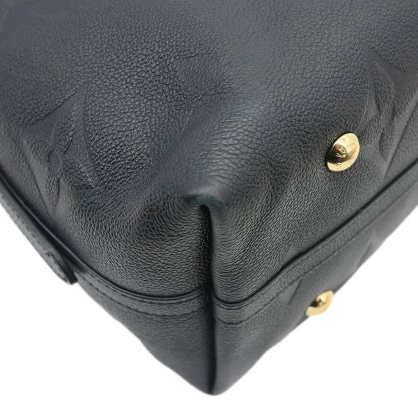 LOUIS VUITTON Carryall MM Monogram Empreinte Leather Shoulder Bag Black