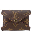 LOUIS VUITTON Kirigami Small Monogram Canvas Pochette Clutch Brown