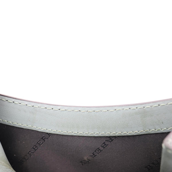 BURBERRY Haymarket Check Canvas Wallet Blue