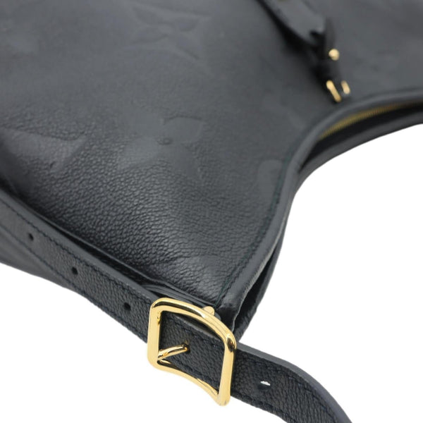 LOUIS VUITTON Carryall MM Monogram Empreinte Leather Shoulder Bag Black