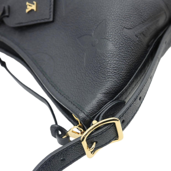 LOUIS VUITTON Carryall MM Monogram Empreinte Leather Shoulder Bag Black