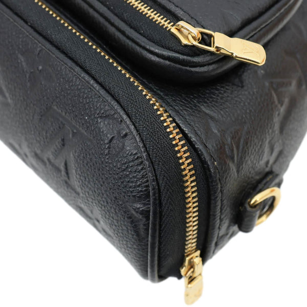 LOUIS VUITTON Mini Monogram Empreinte Leather Bumbag Black