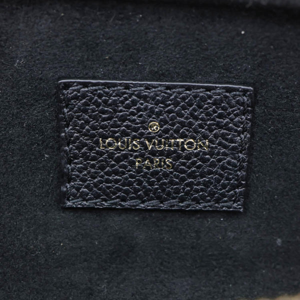 LOUIS VUITTON Mini Monogram Empreinte Leather Bumbag Black