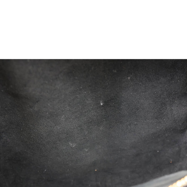 LOUIS VUITTON Mini Monogram Empreinte Leather Bumbag Black