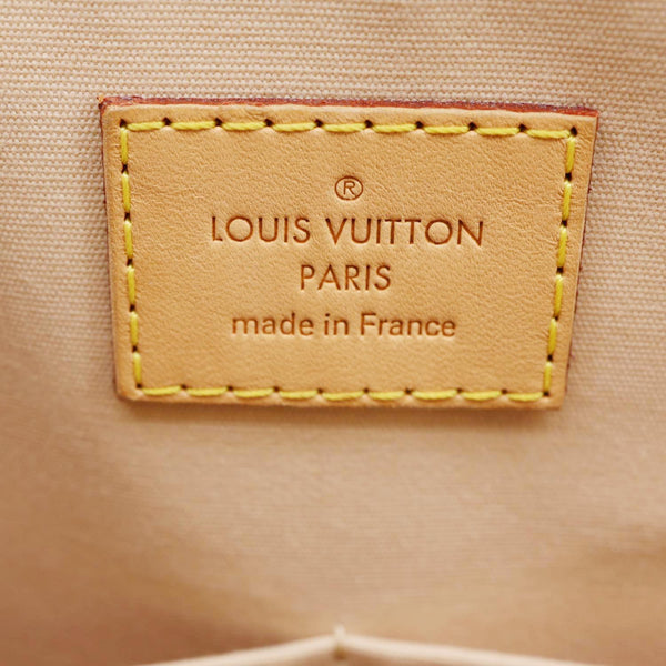 LOUIS VUITTON Montebello MM Monogram Vernis Shoulder Bag Mustard
