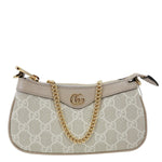 GUCCI Ophidia Mini GG Supreme Canvas Shoulder Bag Beige 764960