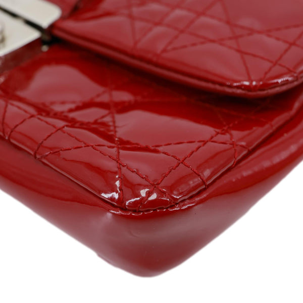 CHRISTIAN DIOR Miss Dior Promenade Cannage Quilted Leather Crossbody Bag Red