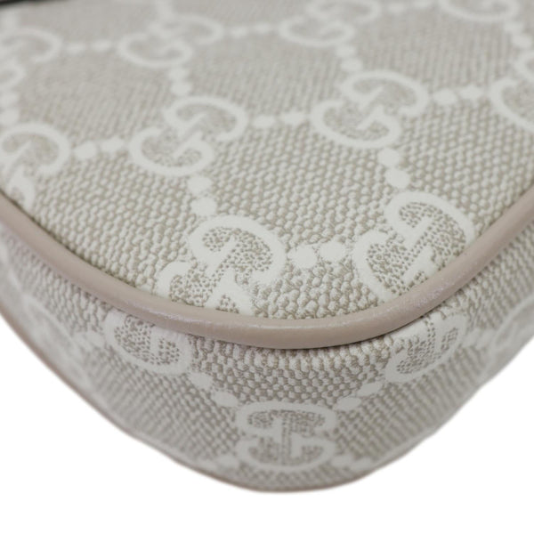 GUCCI Ophidia Mini GG Supreme Canvas Shoulder Bag Beige 764960