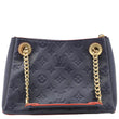 LOUIS VUITTON Surene BB Empreinte Leather Shoulder Bag Navy Blue