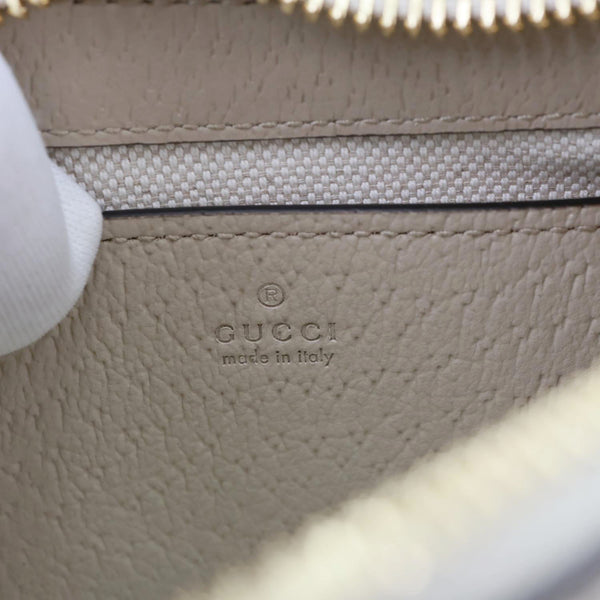 GUCCI Ophidia Mini GG Supreme Canvas Shoulder Bag Beige 764960