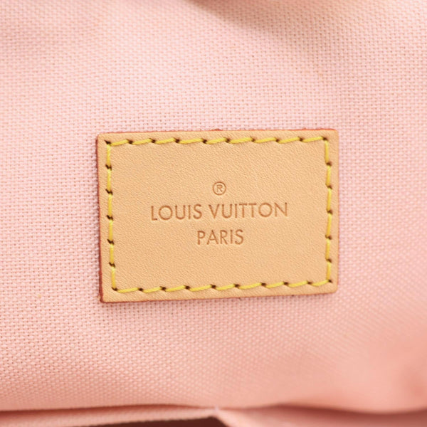 LOUIS VUITTON Iena MM Damier Azur Shoulder Bag Rose Ballerine