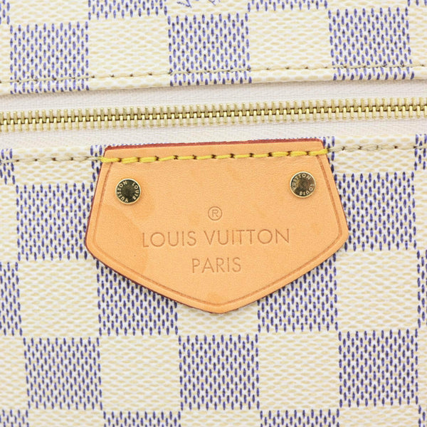 LOUIS VUITTON Iena MM Damier Azur Shoulder Bag Rose Ballerine