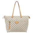 LOUIS VUITTON Iena MM Damier Azur Shoulder Bag Rose Ballerine