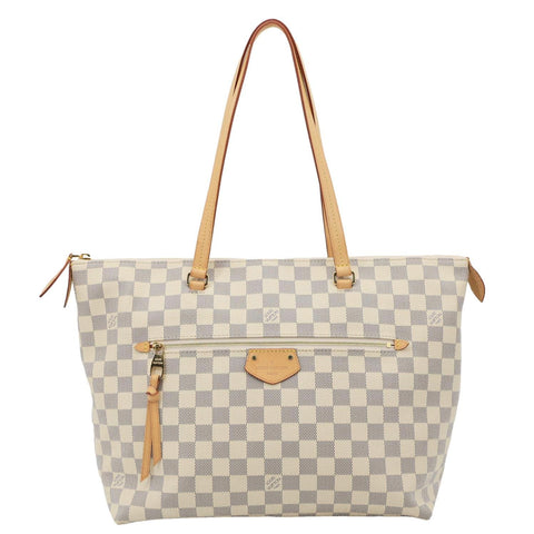 LOUIS VUITTON Iena MM Damier Azur Shoulder Bag Rose Ballerine