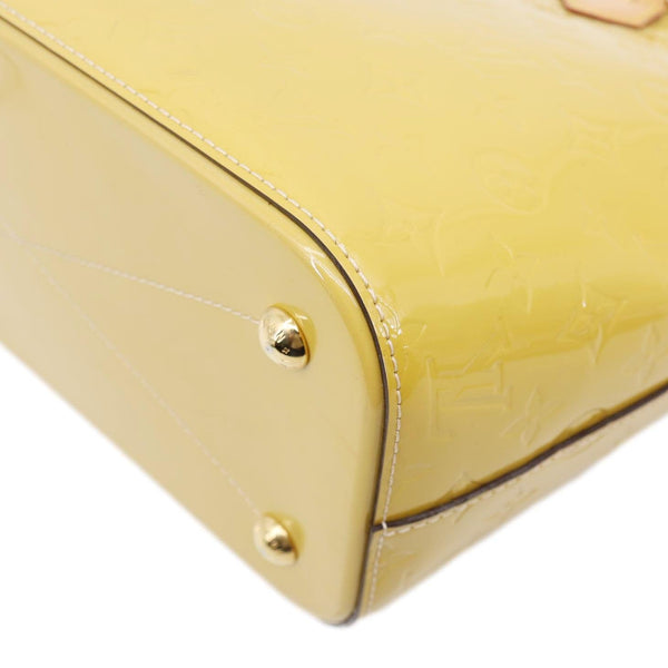 LOUIS VUITTON Montebello MM Monogram Vernis Shoulder Bag Mustard