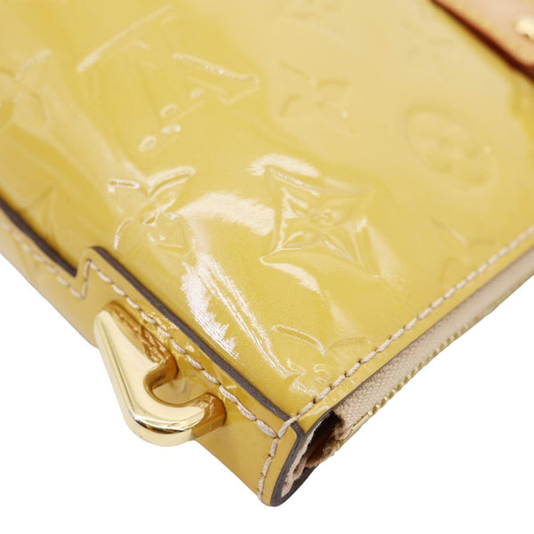 LOUIS VUITTON Montebello MM Monogram Vernis Shoulder Bag Mustard