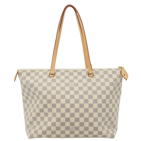 LOUIS VUITTON Iena MM Damier Azur Shoulder Bag Rose Ballerine