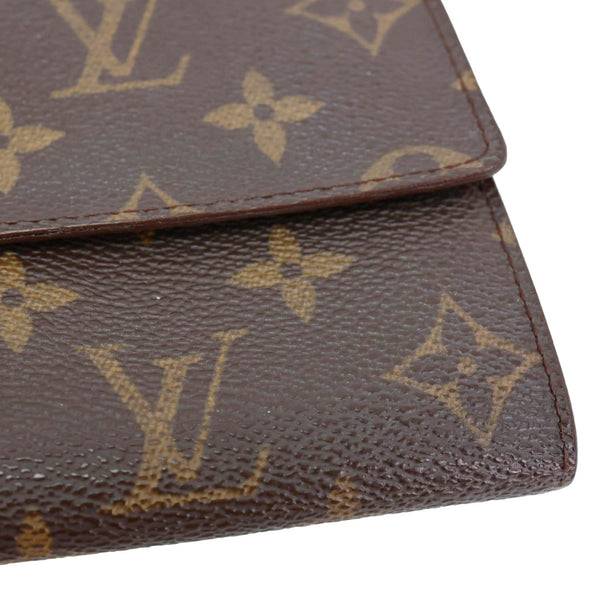 LOUIS VUITTON Sarah Vintage Monogram Canvas Wallet Brown
