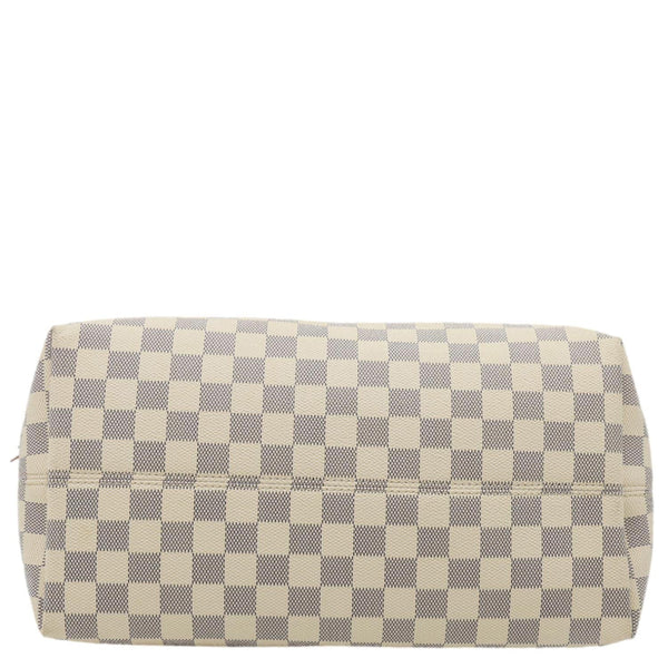 LOUIS VUITTON Iena MM Damier Azur Shoulder Bag Rose Ballerine