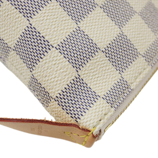LOUIS VUITTON Iena MM Damier Azur Shoulder Bag Rose Ballerine