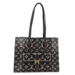 LOUIS VUITTON Onthego MM Fall for You Neo Monogram Printed Canvas Tote Bag Black