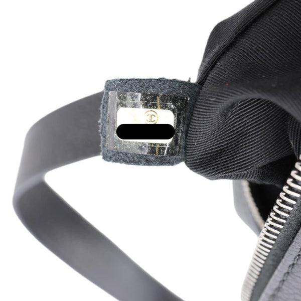 CHANEL Casual Rock Quilted Goatskin Leather Camera Crossbody Bag Black