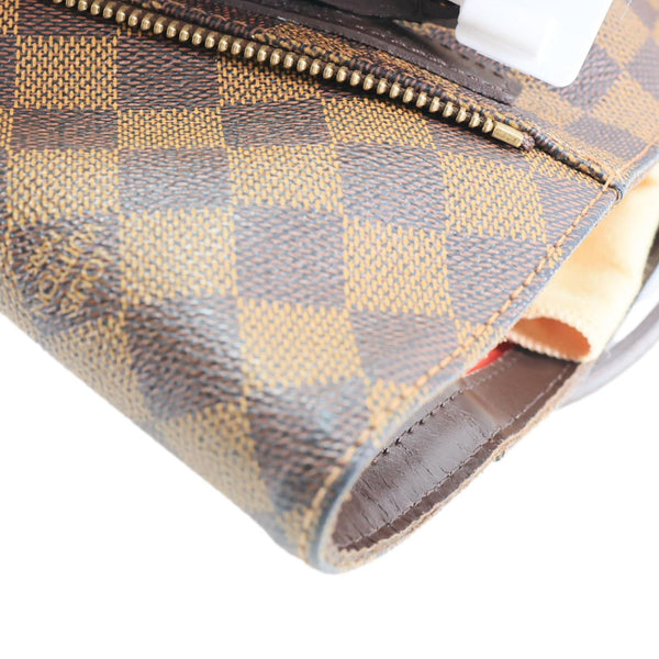 LOUIS VUITTON Cabas Rivington Damier Ebene Shoulder Bag Brown