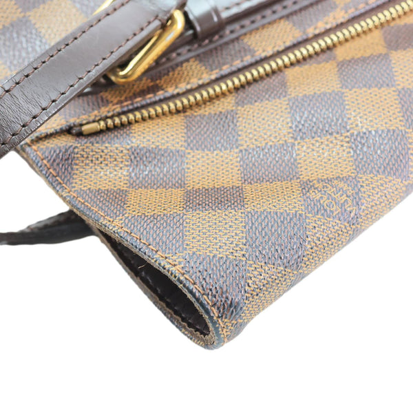 LOUIS VUITTON Cabas Rivington Damier Ebene Shoulder Bag Brown