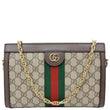 GUCCI GG Ophidia Supreme Canvas Web Chain Shoulder Bag Beige 503877