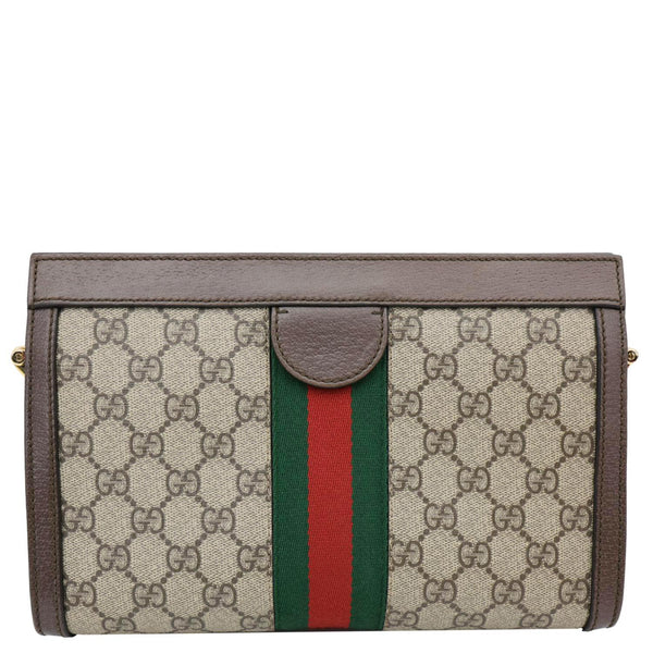 GUCCI GG Ophidia Supreme Canvas Web Chain Shoulder Bag Beige 503877