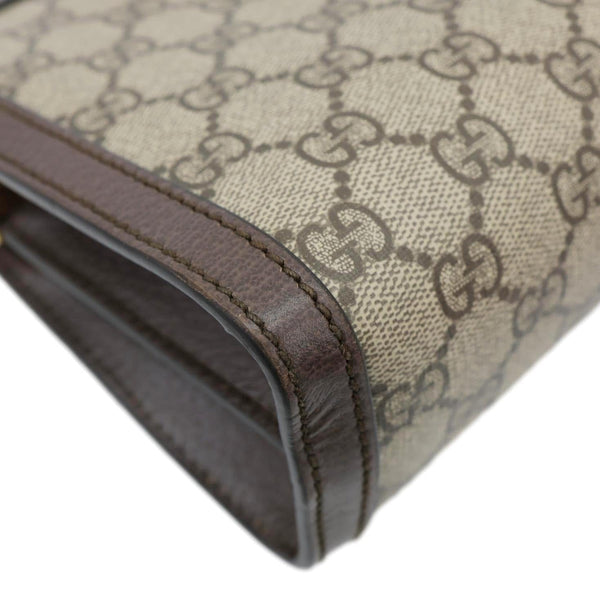 GUCCI GG Ophidia Supreme Canvas Web Chain Shoulder Bag Beige 503877