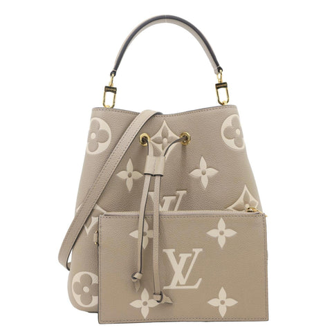 LOUIS VUITTON NeoNoe MM Monogram Empreinte Shoulder Bag Bicolor