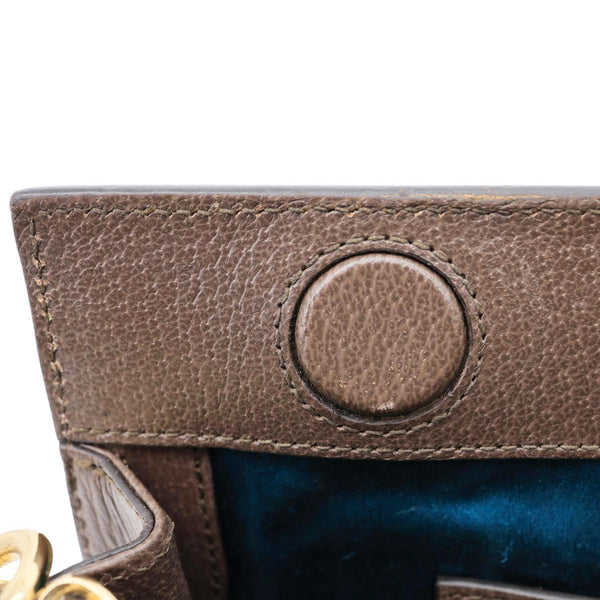 GUCCI GG Ophidia Supreme Canvas Web Chain Shoulder Bag Beige 503877