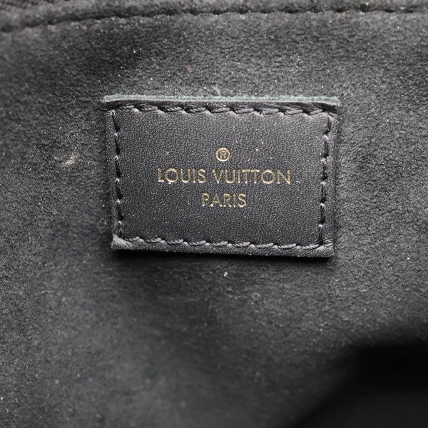 LOUIS VUITTON Onthego PM Giant Monogram Empreinte Leather Shoulder Bag Black