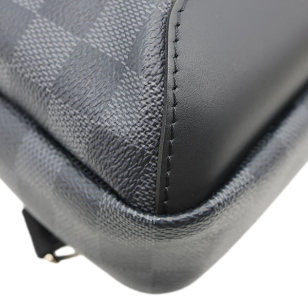 LOUIS VUITTON Avenue Sling Damier Graphite Backpack Bag Grey