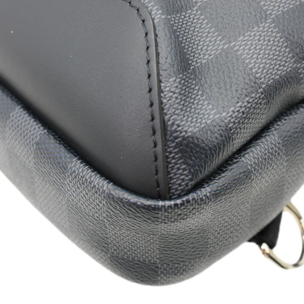 LOUIS VUITTON Avenue Sling Damier Graphite Backpack Bag Grey