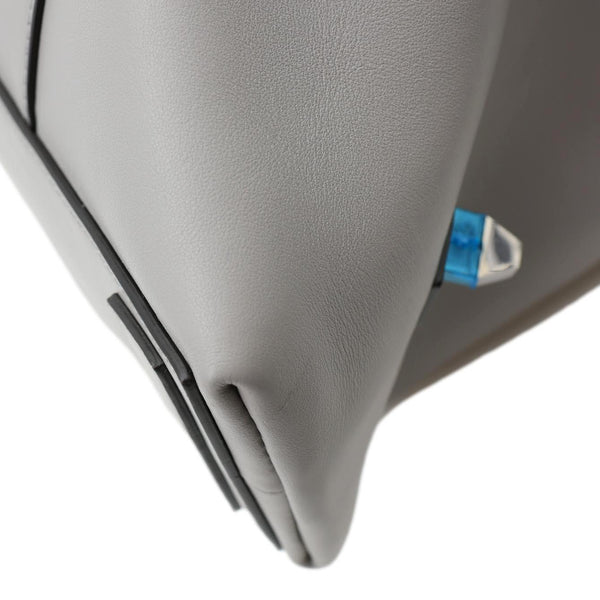 GIVENCHY Antigona Soft Leather Shoulder Bag Gray