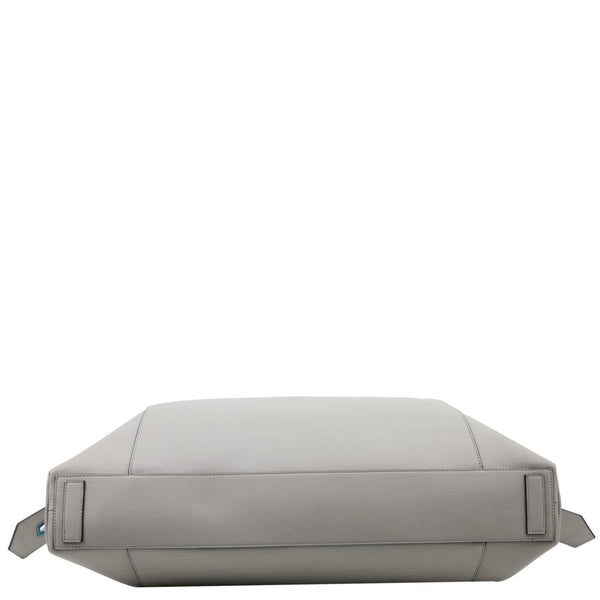GIVENCHY Antigona Soft Leather Shoulder Bag Gray