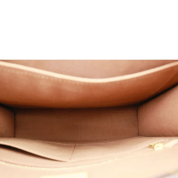 LOUIS VUITTON Sac Plat PM Monogram Canvas Tote Shoulder Bag Brown