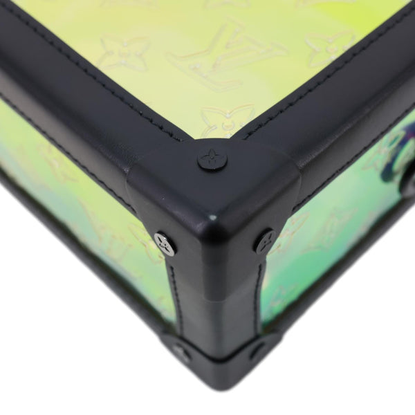 LOUIS VUITTON Soft Trunk PVC Solar Ray Monogram Iridescent Prism Crossbody Bag Black