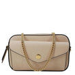 GUCCI Gilbert Mini Monogram Calfskin Leather Crossbody Bag Beige 781554