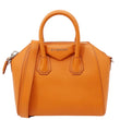 GIVENCHY Antigona Mini Sugar Goatskin Leather Crossbody Bag Orange