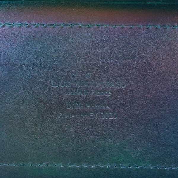 LOUIS VUITTON Soft Trunk PVC Solar Ray Monogram Iridescent Prism Crossbody Bag Black