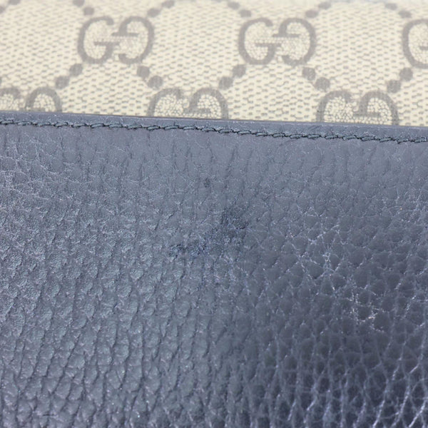 GUCCI Marmont GG Supreme Canvas Wallet On Chain Beige 546585
