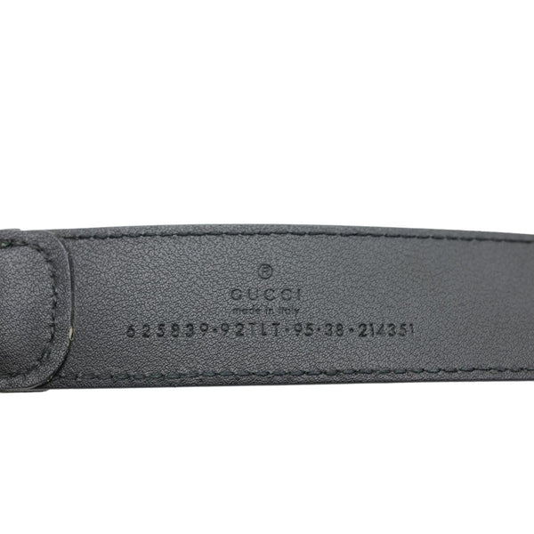 GUCCI Marmont GG Supreme Leather Belt Beige 625839 Size 95/38 625839