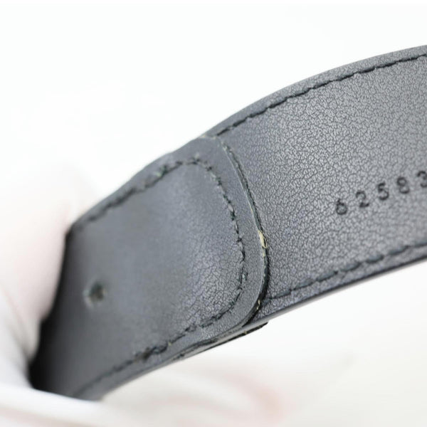 GUCCI Marmont GG Supreme Leather Belt Beige 625839 Size 95/38 625839