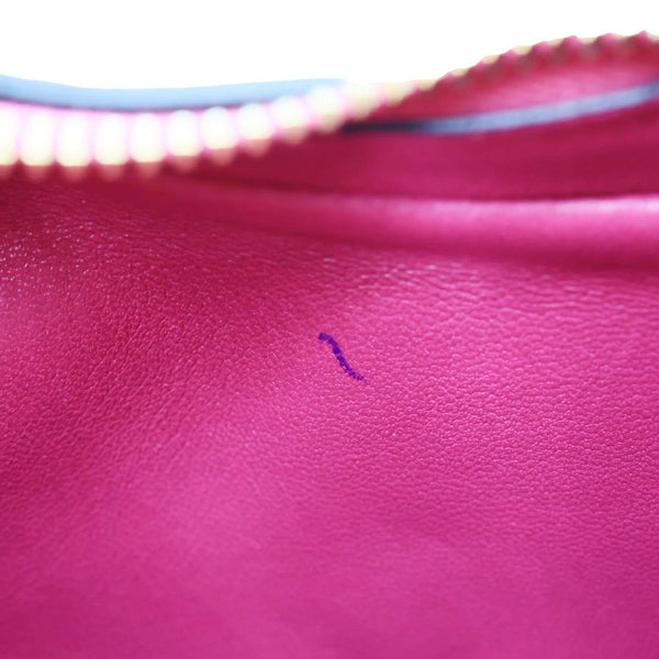 VALENTINO Garavani VLogo Stud Leather Hobo Bag Rose Pink