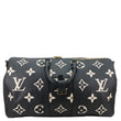 LOUIS VUITTON Keepall 45 Bandouliere Monogram Empreinte Leather Travel Bag Bicolor