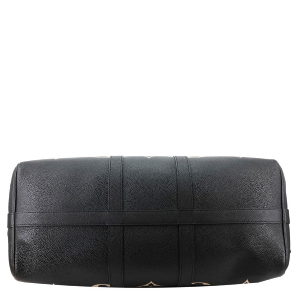 LOUIS VUITTON Keepall 45 Bandouliere Monogram Empreinte Leather Travel Bag Bicolor